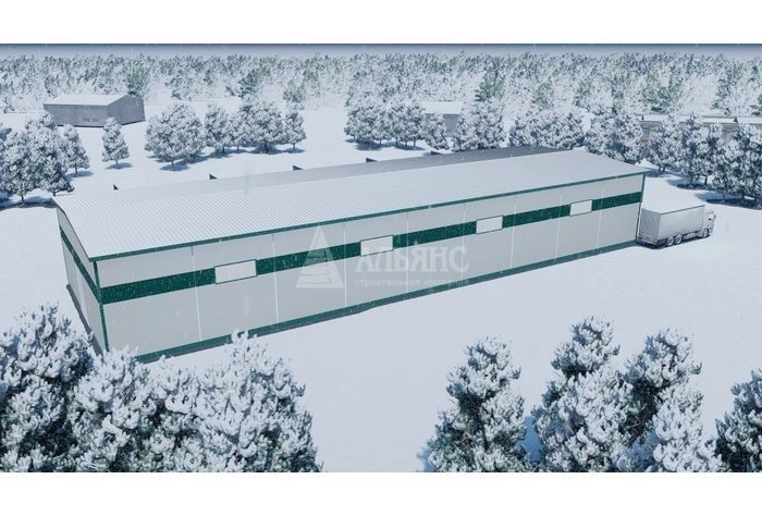 3D визуализация Сервизный центр из сэндвич-панелей - фото 4