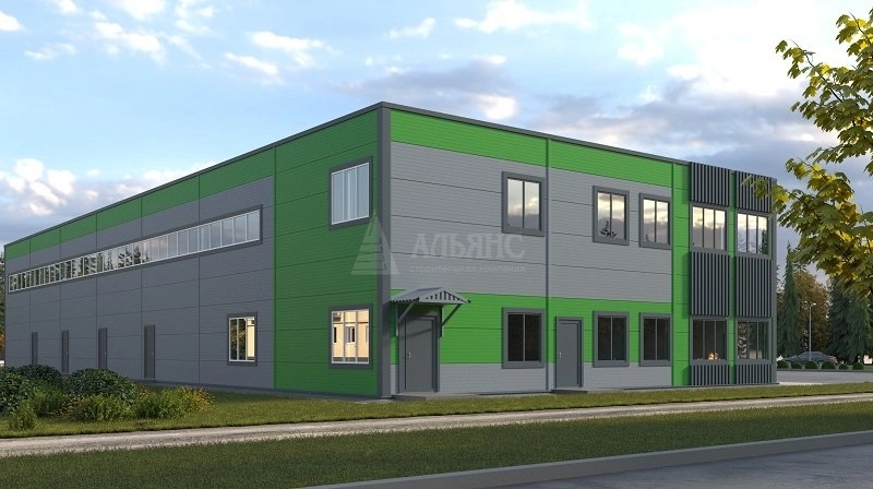 3D визуализация Склад из сэндвич-панелей  - фото 3